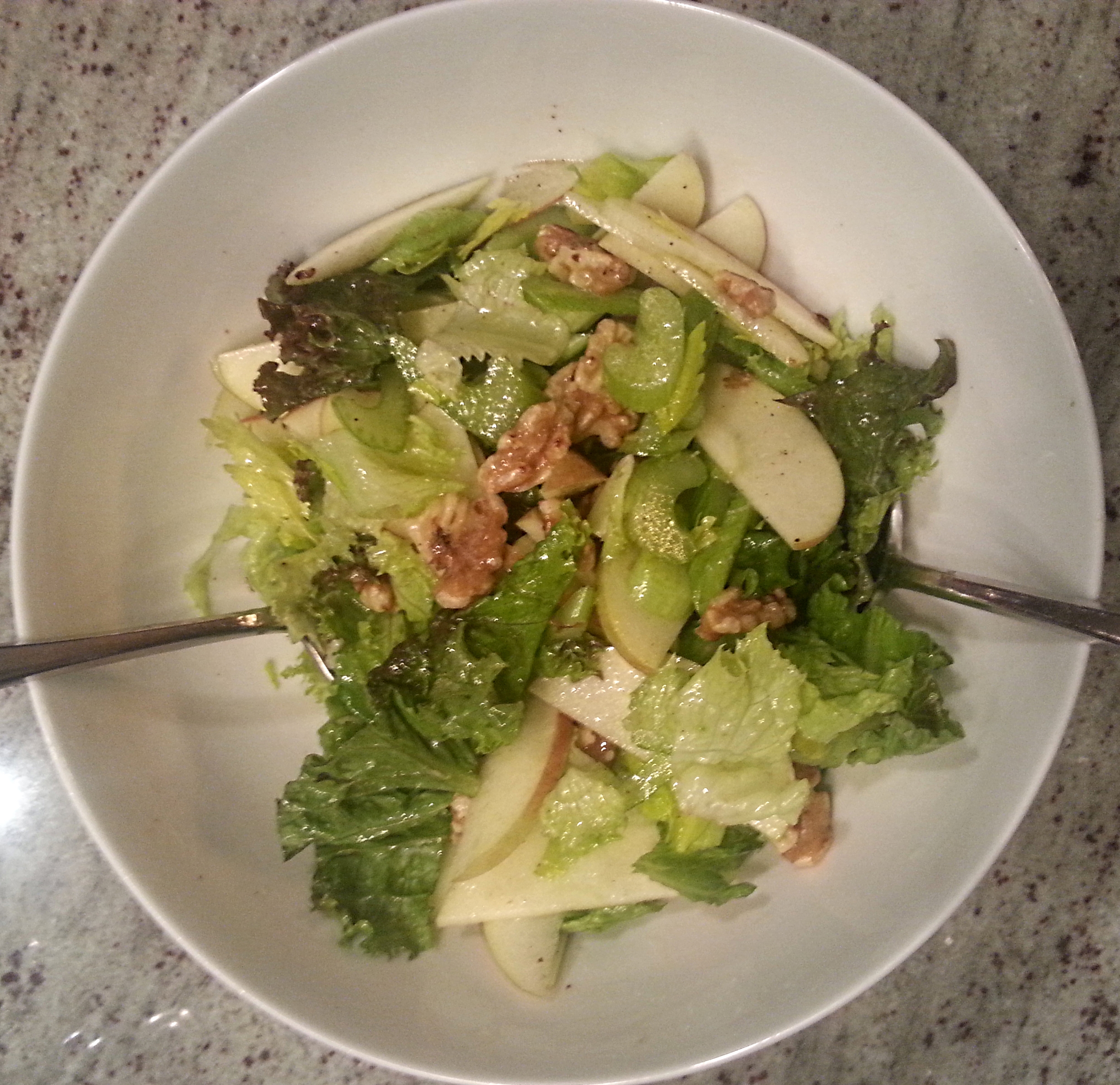 Celery, Apple and Walnut Salad